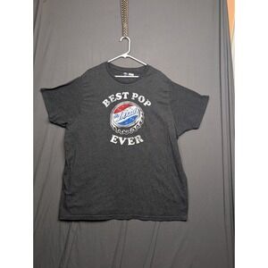 Way to Celebrate Best Pop Ever Father's Day Graphic T-Shirt Mens 3XL Grey Cotton